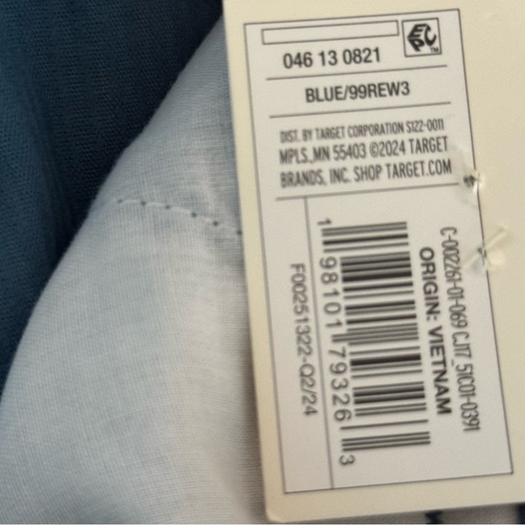 New Kids Cat & Jack Blue Corduroy Kids Boy Pants Sz 10 - Picture 10 of 11